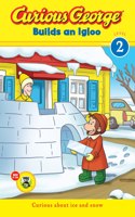 Curious George Builds an Igloo: A Winter and Holiday Book for Kids(Curious George TV)