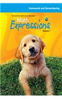 Math Expressions: Homework and Remembering (Consumable), Volume 1 Level K(Math Expressions)