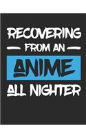 Recovering From An Anime All Nighter