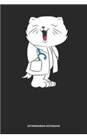 Veterinarian Notebook: Lined Log Book For Veterinarian Or Vet Technician: Vet Medicine Journal - Cat Doctor Gift