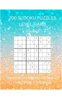 200 Sudoku Puzzles Level Hard Volume 3