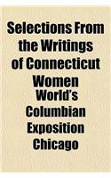 Selections from the Writings of Connecticut Women