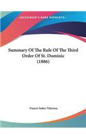 Summary of the Rule of the Third Order of St. Dominic (1886)