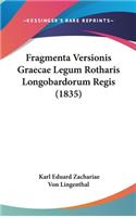 Fragmenta Versionis Graecae Legum Rotharis Longobardorum Regis (1835)