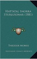 Hattatal Snorra Sturlusonar (1881)