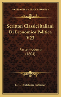 Scrittori Classici Italiani Di Economica Politica V23