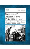 Sources of Ancient and Primitive Law