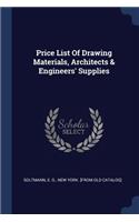 Price List Of Drawing Materials, Architects & Engineers' Supplies