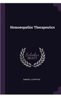 Homoeopathic Therapeutics