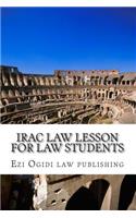 IRAC Law Lesson For Law Students