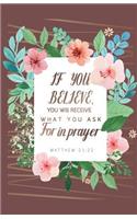 If you believe you will recieve Bible Inspirational Quotes Journal Notebook, Dot Grid Composition Book Diary (110 pages, 5.5x8.5"): Pocket Blank Notebook /Planner/Gratitude Journal to write in and much more multi-purpose