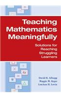 Teaching Mathematics Meaningfully