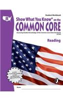 Swyk on the Common Core Reading Gr 8, Student Workbook: Assessing Student Knowledge of the Common Core State Standards(English)
