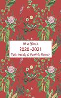 At a Glance 2020-2021 Daily Weekly & Monthly Planner