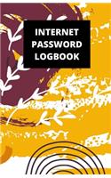 Internet Password Logbook: (5.5 x 8.5 in, 110 pages): Password Journal, Logbook, Login and Private Information Keeper, Notebook(19 Password Logbook)