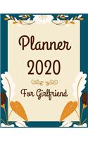 Planner 2020 for girlfriend: Jan 1, 2020 to Dec 31, 2020: Weekly & Monthly Planner + Calendar Views (2020 Pretty Simple Planners)