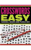 Crosswords Easy: Sudoku, Mazes And Puzzle Mix