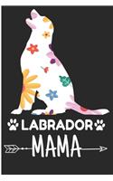 Labrador Mama: Mommy to the Rescue cute Dog Blank Lined Notebook