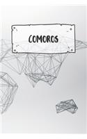 Comoros: Dotted Travel Diary Notebook or Journey Dotted Grid Journal - Holiday Trip Pocketbook for Men and Women with Dots