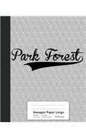 Hexagon Paper Large: PARK FOREST Notebook(3597 Weezag Hexagon Paper Large Notebook)