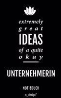 Notizbuch für Unternehmer / Unternehmerin