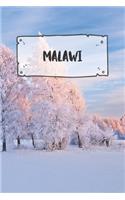 Malawi: Ruled Travel Diary Notebook or Journey Journal - Lined Trip Pocketbook for Men and Women with Lines