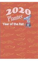 2020 Planner Year of the Rat: Monthly and Weekly Planner, Agenda Schedule Organizer, 2020 Calendar Planer, Monthly Habit Tracker, Chinese New Year Gift