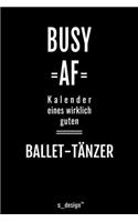 Kalender 2020 für Ballet-Tänzer