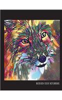 Sketchbook: Foxy Fox: 8.5 x 11 Inches - 200 Blank Pages with Borders