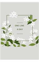One Line A Day: One Line a Day Journal - 365 Days - Five Years of Memories, Diary, Dated and Lined Book, 6x9"(8 Five Year Diary)