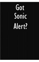 Got Sonic Alert?: Sonic Alert Diary Journal