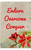 Endure Overcome Conquer