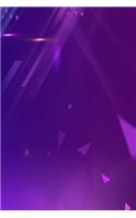 Geometry: Purple Geometric Design Notebook Journal