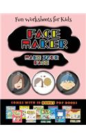 Fun Worksheets for Kids (Face Maker - Cut and Paste)