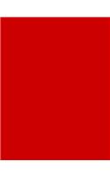 Red 190 - Lined Notebook