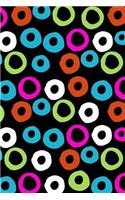 Journal Notebook Colorful Circles 5: 110 Page Lined and Numbered Journal With Index Pages In Portable 6 x 9 Size, Perfect For Writing, Taking Notes, List Making, Journaling and Doodling(60 Wordworthy Series Lined)