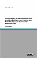 Rollendifferenz im Sexualverhalten trotz sexuellen Gleichseins und Bedingungen für befriedigende heterosexuelle Kommunikation