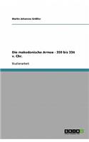 makedonische Armee - 359 bis 334 v. Chr.