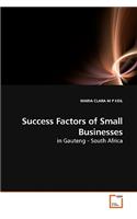 Success Factors of Small Businesses