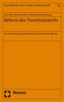 Reform Des Tierschutzrechts