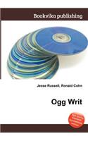 Ogg Writ