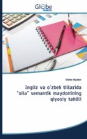 Ingliz va o'zbek tillarida oila semantik maydonining qiyosiy tahlili