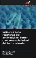 Incidenza della resistenza agli antibiotici nei batteri che causano infezioni del tratto urinario