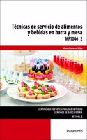Tecnicas de servicio de alimentos y bebidas en barra y mesa
