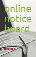 online notice board