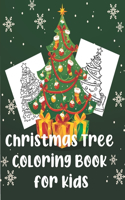 Christmas Tree Coloring Book for kids