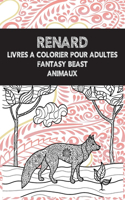 Livres à colorier pour adultes - Animaux - Fantasy Beast - Renard