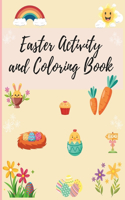 Easter Activity and Coloring Book for children ages 3 to 10