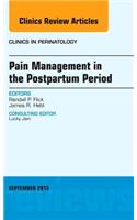 Pain Management in the Postpartum Period, an Issue of Clinics in Perinatology