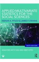 Applied Multivariate Statistics for the Social Sciences